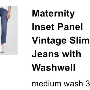 Maternity jeans